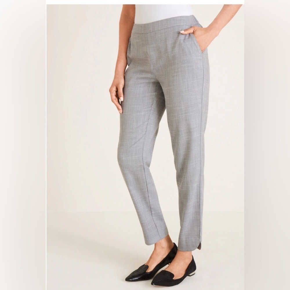 Chico’s Pull On Jogger Dolphin Hem Ankle Pants NWT size 1R